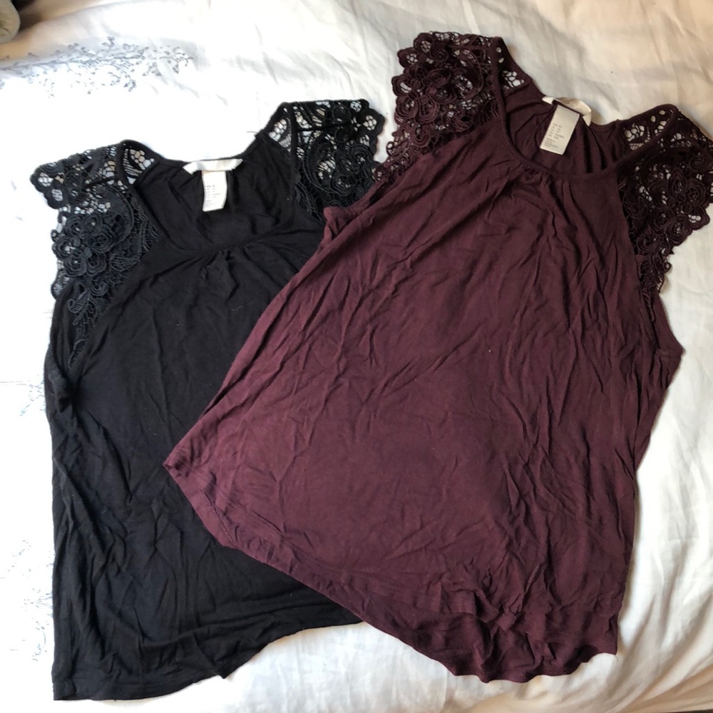 H&M short sleeve blouse